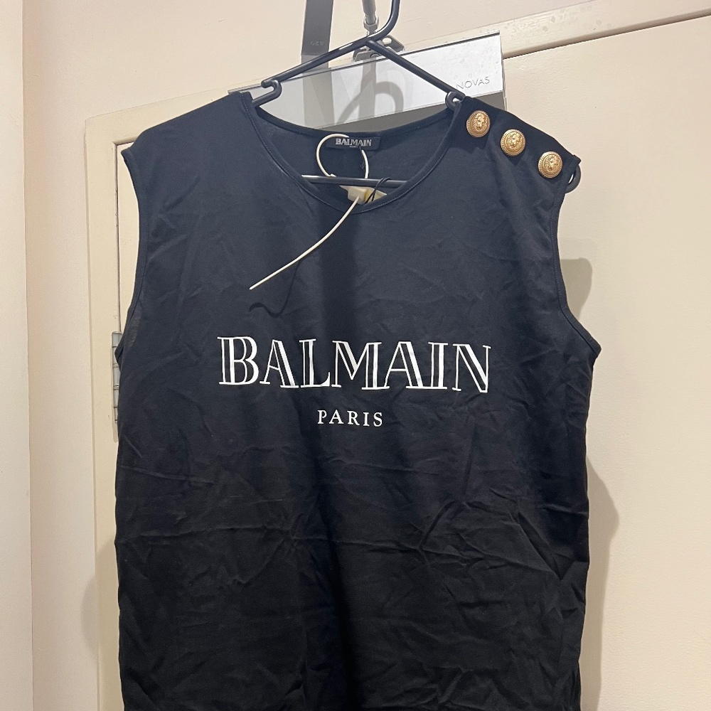 Balmain sleeveless top - Picture 1 of 7